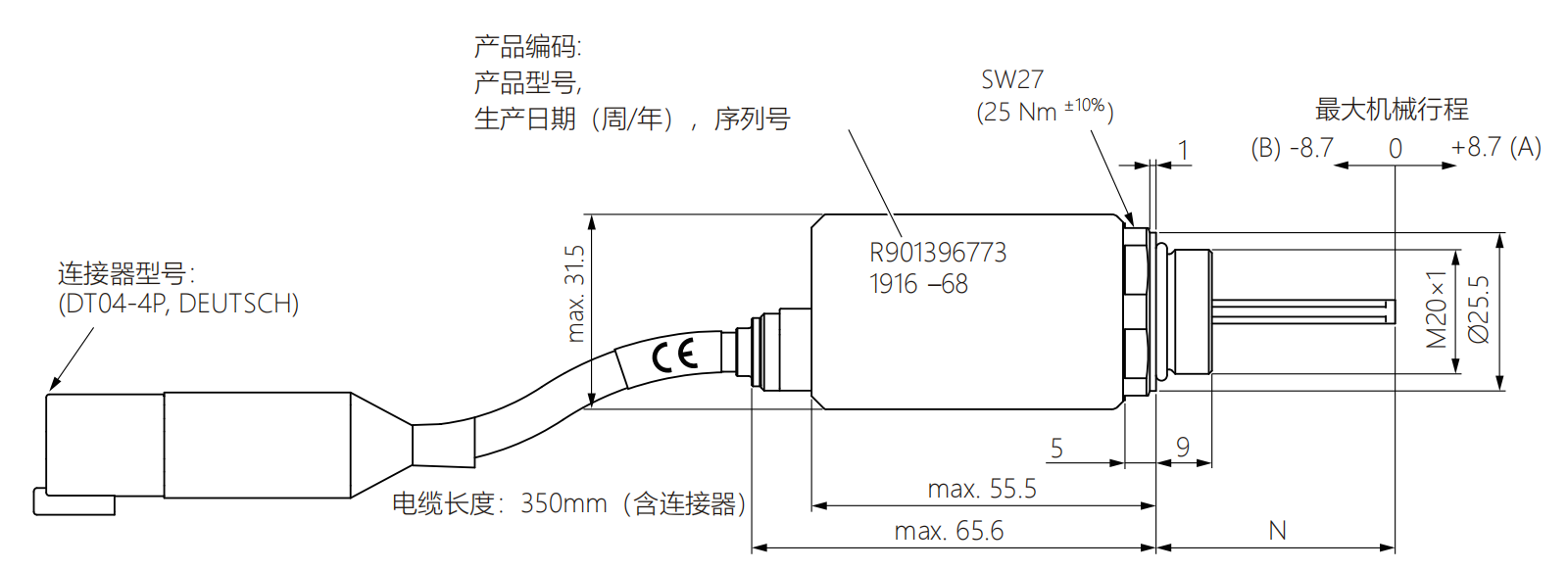 轉速傳感器 閥芯位置傳感器 閥芯位移傳感器 轉速傳感器 閥芯位置傳感器 閥芯位移傳感器